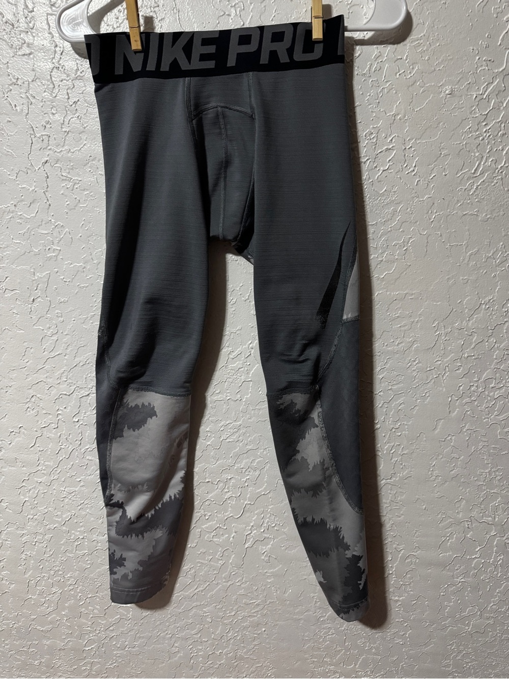 Nike Pro Kids Hyperwarm Tights Cool Grey/Black